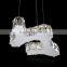 Modern Crystal Fixture Ceiling Light Pendant Lamp + LED Lighting Chandelier New