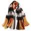 classic checked pattern lady's elegant digital printed silk scarf, 100%silk chiffon plaid scarf ,hangzhou silk scarf bandana                        
                                                                                Supplier's Choice