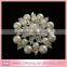 wholesale rhinestone jewelry pearl brooches for wedding bouquet decoration