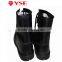 PU leather material military boots for policeman