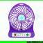 Wholesale Rechargeable Battery Hand Fan with LED Light Cheap Mini Fan