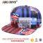 America snapback cap with metal plate