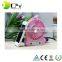 Portable Fan 4 inch 3 Speeds Mini USB Rechargeable Desktop Handheld Vanes Fan With Led Light