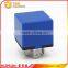 Blue color non water-proof automotive alarm relay 12V 24V 40A relay