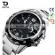 men luxury brand 7147 clock reloj relogio masculino military quartz watch full stainless steel men wristwatch