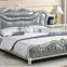 King size bed, modern bed frame design, classic luxury furniture sale for living room