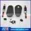 Bonnet hood latch pin lock aluminum bolts keys black