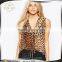 Online Shop China V Neck Ladies Leopard Blouse