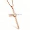 New Products 2016 Innovative Product Women Gold Cross Necklace
