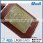 leather 12oz hip flask ,novelty hip flask with dual plate can be customized HF823
