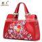 Embroidery Peony Flower Chinese Style Leather Handbag For Wedding Fashion Handbag For Women Designer Wedding Famous Brand Luxury