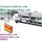 PVC corrugated pipe extrusion line with steel wire passing inside
