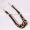 4Pcs black and lot Gold Metal Chain Snake Chain hand knitting choker Necklace GJ-077