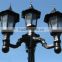 wrought iron cast iron lamp 3 light outdoor street light