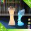 lluminated flashing color changing LED bar table