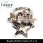 fashion jewelry wholesale diamond ring men's ring five stars 925 silver ring jewelry 2016