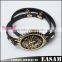 Easam Latest Adjustable Leather Bracelet 2015 For Men