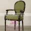 louis style white wood wedding chairs