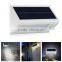 400 Lumen Waterproof Solar Powered Outdoor Motion Sensor Detector Wall Light Sconces Stairway Path Garage Patio Lighting Secur