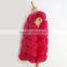 High quality fluffy and thick 100% real fox fur vest