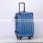 PC+ABS Blue Travel Cabin Luggage Suitcase Set With 3-Dial Combination TSA Lock