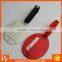 Oval Shaped Blank Luggage Tag with a Plastic Strap