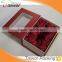 High End Custom Magnet Lid Paper Satin Lining PVC Window Gift Box