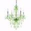 531-2 Af Lighting Elements 8352-4H Mini Chandelier 4 Light In black Cut Plastic