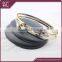 High quality oval shape bag clutch & metal box purse frame with crystal