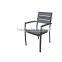 Eco-friendly Anti-skidding High Quality Modern WPC Dining Chair with Arm