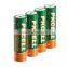 Ni-Zn 1.6V AA 2500mwh rechargeable battery AAA 900mwh battery cell