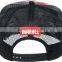cheap custom 100 polyester flat brim trucker cap