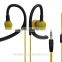 Hot ear hook earpiece with logo free samples with wired