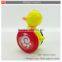 Cartoon lovely free wheel walking toy duck for kids