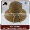 Beautiful bucket shape straw boater hats cheap