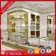 Luxury MDF baking paint display shelf for handbag