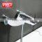 Chrome plate and white paint bath mixer