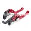 CNC adjustable folding clutch brake lever for street bike Bajaj Pulsar 180 200 220 200NS