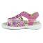 Choozii Stylish Glittering PU Sweet Little Girl Gladiator Sandals in Pink
