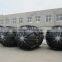 Pneumatic floating rubber fender for dock