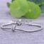 Simple Bead Jewelry Engraved 925 Silver Charms