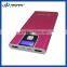 Thin power bank with LCD