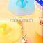 Hot Sale Cute Silicone Stretch Lids, Silicone Cup Cover, Silicone Cup Lid