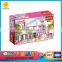Plastic product education baby toy princess castle building blocks 254 PCS