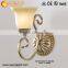 antique Glass wall lamp for bedroom,Indoor antique hotel glass wall lamp
