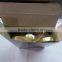 6 OZ 304 Stainless Steel Gold Color With Gold Funnel Screw Lock Type Hip Flasks