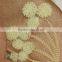 2 panels grommet top embroidered blackout window curtain