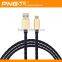 Custom logo high charging speed OD4.0 mini usb data cable