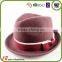 Wide Brim Fashion Bowler Wool Felt Church Wool Man Hat