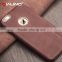 QIALINO Handmade Case, Ultra Thin Real Natural Leather Back Cover For iPhone 6 6s Plus
